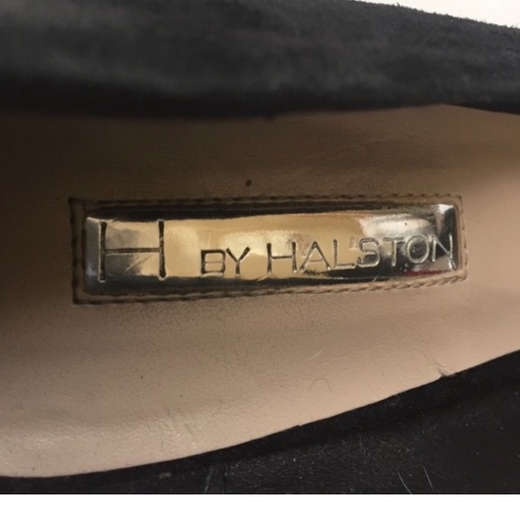 Halston Suede Platform Block Heel - Picture 5 of 5